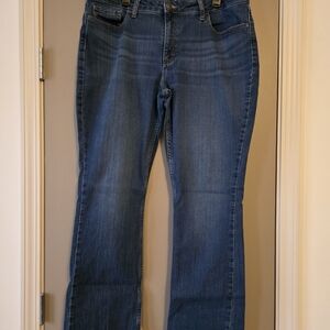 Lee Women's Boot Cut Jeans in Deep Blue